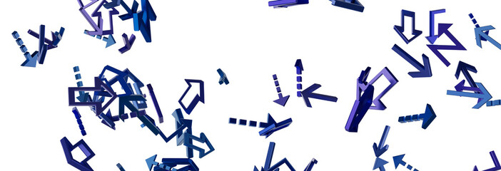 Abstract 3D Arrows Background