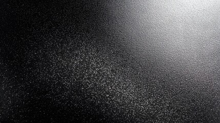 Obraz premium Dramatic dark and moody metallic textured background with a rough grainy and powder coated finish creating an industrial modern and minimalist design surface perfect for various creative applications