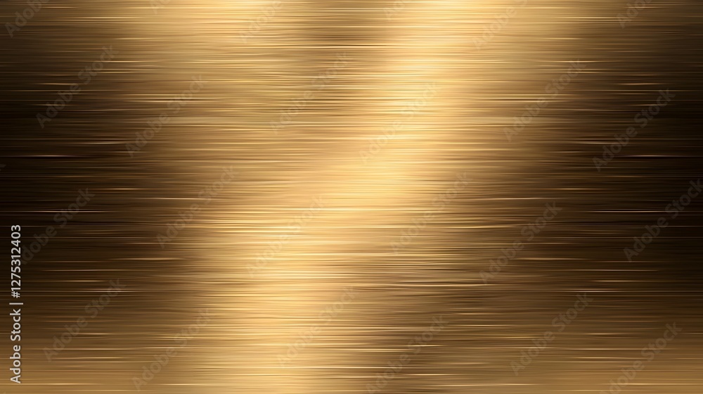 Poster radiant brushed gold metallic textured background with a subtle shimmer and smooth reflective surfac