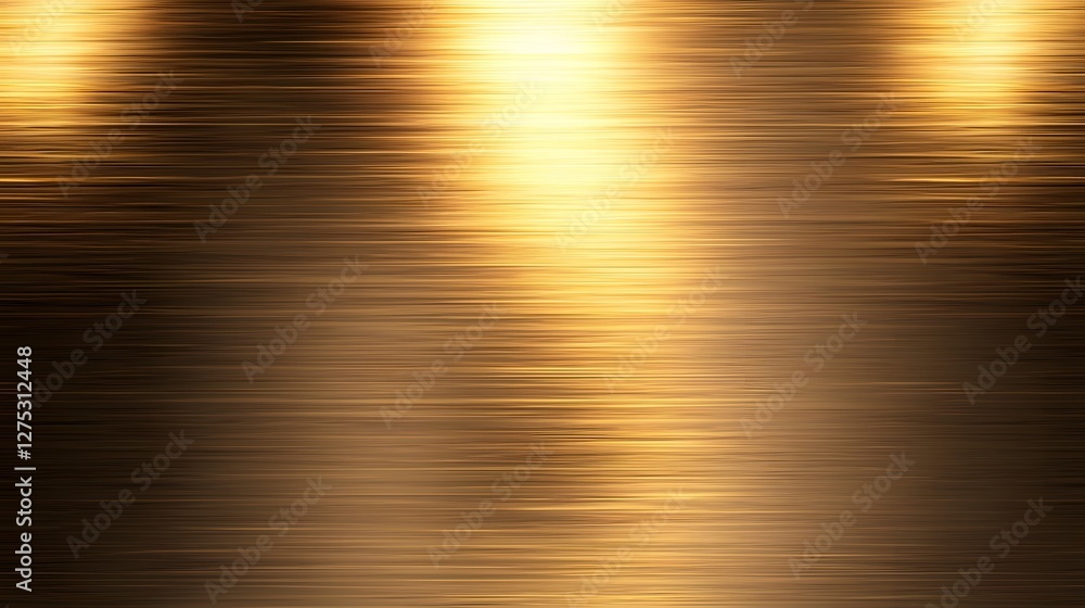Leinwandbilder Sophisticated and Shiny Brushed Gold Texture with a Balanced Blend of Soft Highlights and Linear Grain Offering a Premium Aesthetic Suitable for Luxury Backgrounds Branding and High End Designs