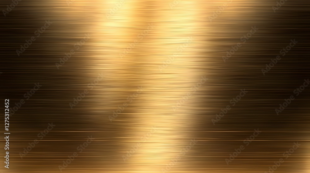Poster sophisticated and shiny brushed gold texture with a balanced blend of soft highlights and linear gra