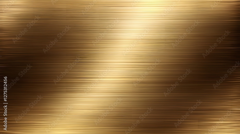 Poster stylish and contemporary brushed gold metallic texture background with a subtle shimmer and smooth r