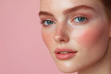 Close-up Beauty Portrait of a Woman