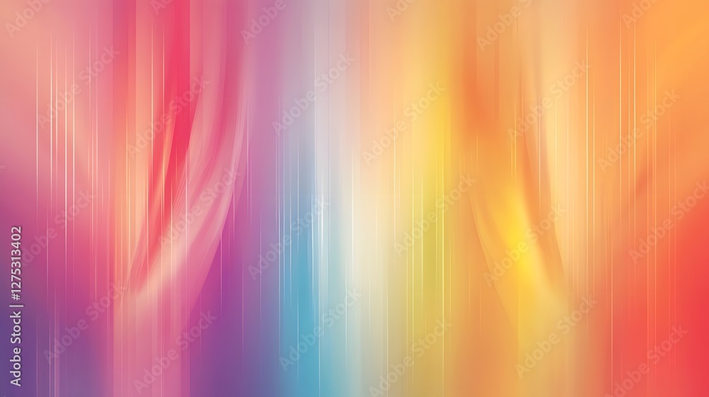 Leinwandbilder elegant and rainbow gradient background featuring rich vibrant and colorful hues with a soft blur ef