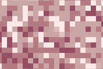 Light pink square pixelated pattern with evenly structured grid formation. Modern abstract concept