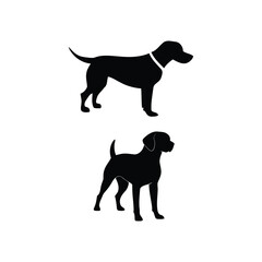 Dog Silhouette Pack - Various Poses and Breeds for Trainers and Veterinarians