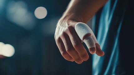 Sports injury from a dislocated finger during basketball. Featuring rehabilitation and recovery