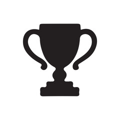 gold trophy cup vector
