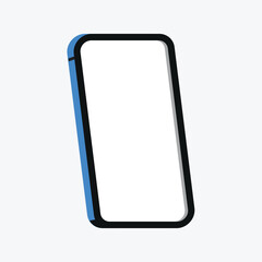white screen mobile phone mockup 
