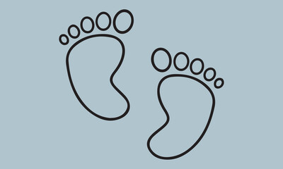 footprint on the sand