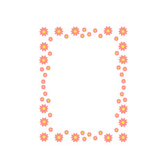 flower frame decoration
