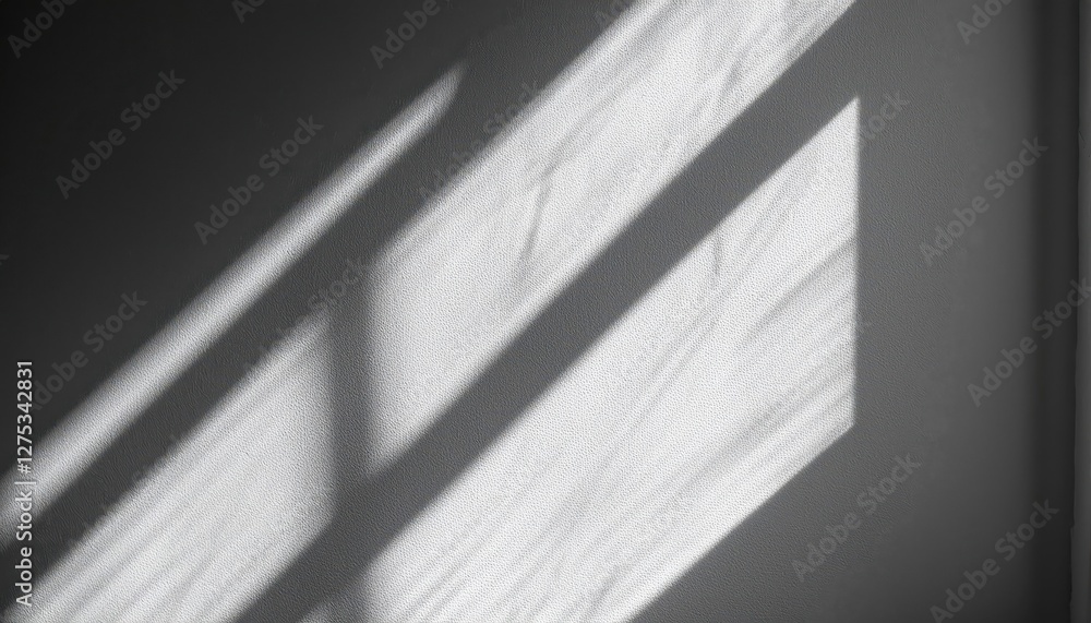 Poster mystical window framing a shadowy urban scene with translucent layers, capturing an atmospheric city