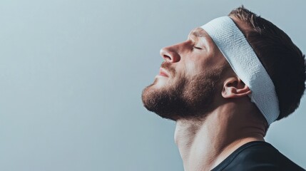 Sports injury from a head injury during rugby. Featuring rehabilitation and recovery