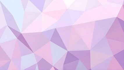 Fototapeta premium Modern geometric pattern with soft pastel hues like lavender, mint, and peach, creating an elegant minimalist aesthetic