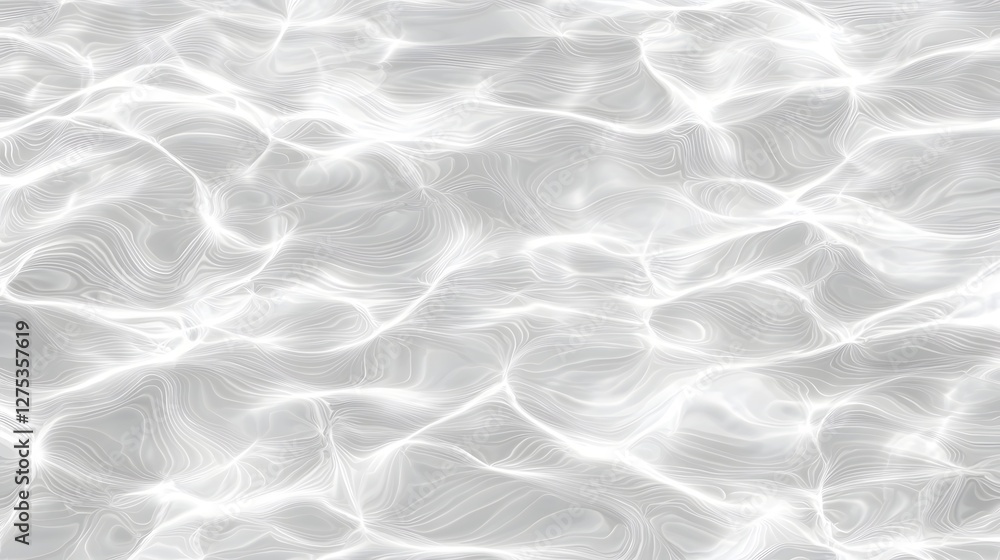 Poster tranquil water-inspired abstract background with radiant highlights and subtle waves
