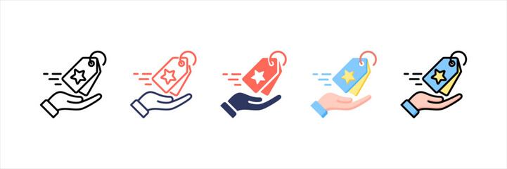 Brand Multistyle Icon Set