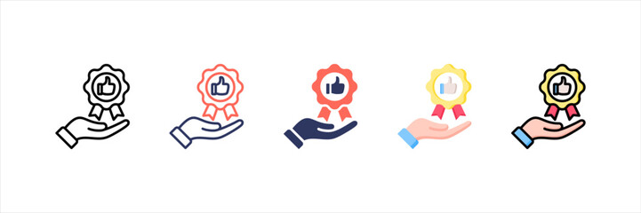 Credibility Multistyle Icon Set