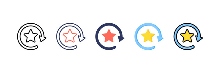 Recovery Multistyle Icon Set