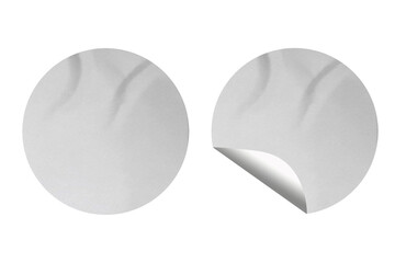 Blank Round Sticker for Mock up Template - 193