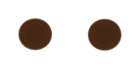 Ilustración chibi con doble ojos