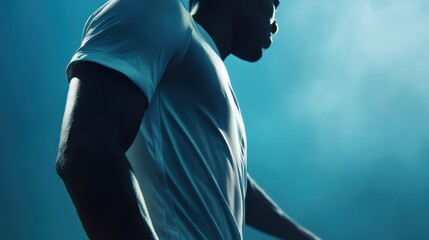 Sports injury from a muscle cramp during soccer. Featuring rehabilitation and recovery