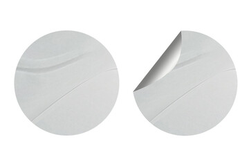 Blank Round Sticker for Mock up Template - 194