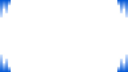 Blue Gradient Graph-Like Shapes on White Background – Modern Corner Vector Design