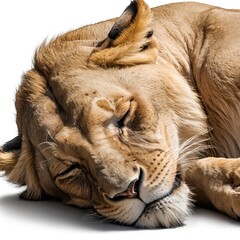Naklejka premium Sleeping Lioness