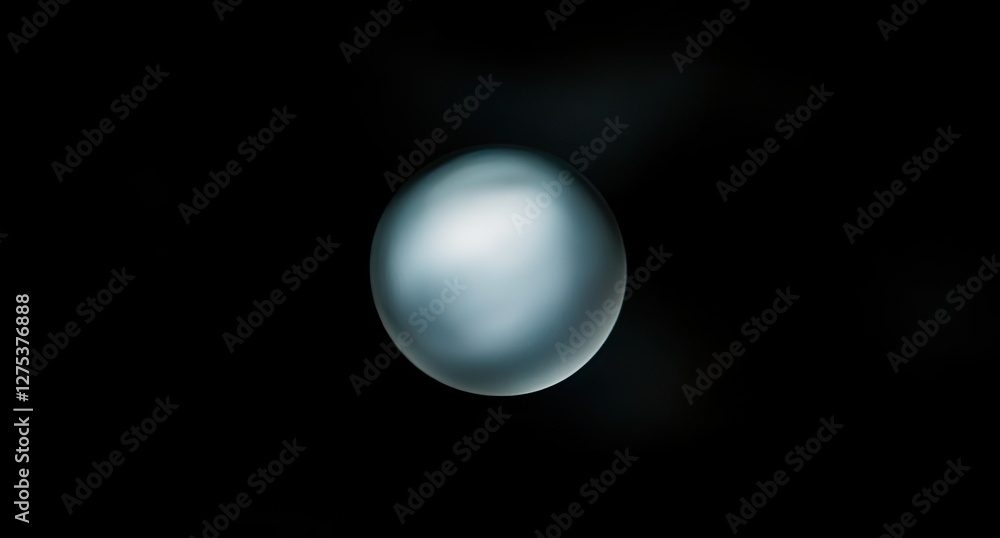 Aufkleber isolated celestial sphere in dark space