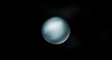 Obraz premium Isolated Celestial Sphere in Dark Space