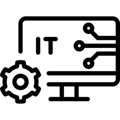 IT Service Line Icon