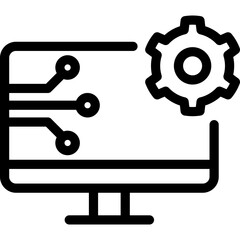IT Service Line Icon