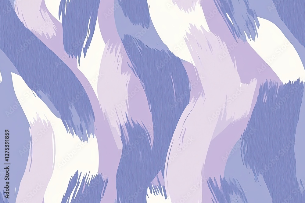 Poster abstract pattern featuring soft purple and white brush strokes in a modern design with a textured ap