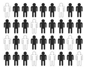 The missing anonymous people illustration