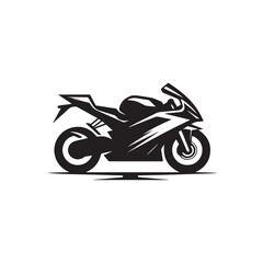 Obraz premium motorcycle on white background