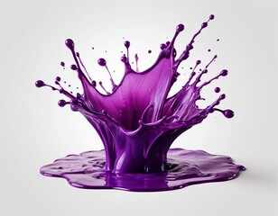 Fototapeta premium Purple Paint Splash