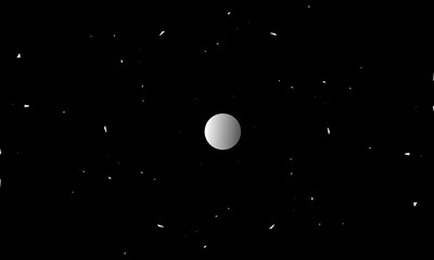 Dynamic 3D model of a rotating planet