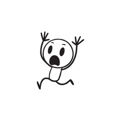 cartoon character silhouette or illustration