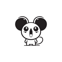 kawaii mouse clipart
