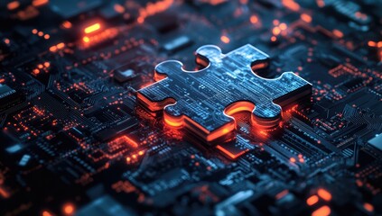 Missing Jigsaw Piece on Circuit Board