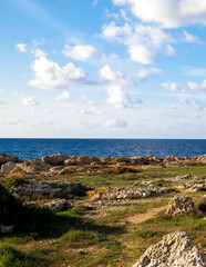 Coastal area in Cyprus near Coral Bay.