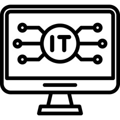 IT Service Line Icon