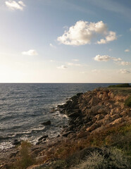 Coastal area in Cyprus near Coral Bay.