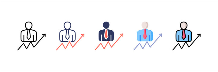 Personal Development Multistyle Icon Set