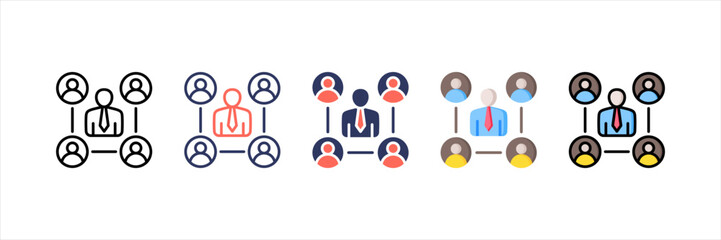 Facilitator Multistyle Icon Set