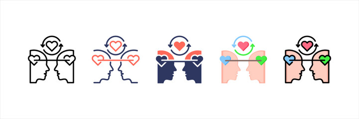 Empathy Multistyle Icon Set