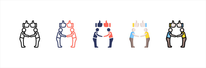 Respect Multistyle Icon Set