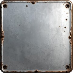 Rusty Metal Plate Background Texture