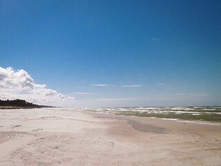 Huge beach in Stilo. Northern Poland.
