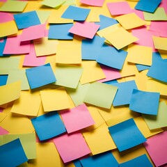 Colorful Sticky Notes Background
